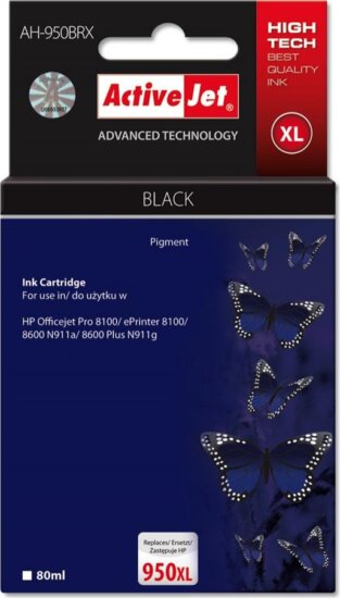 ActiveJet (HP CN045AE 950XL) Tintapatron Fekete