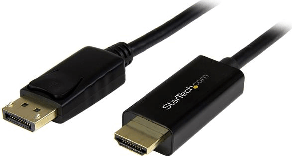 Startech DP2HDMM1MB HDMI - DisplayPort (apa - apa) kábel 0.9m - Fekete