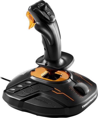 Thrustmaster T-16000M FCS Joystick - Fekete/sárga