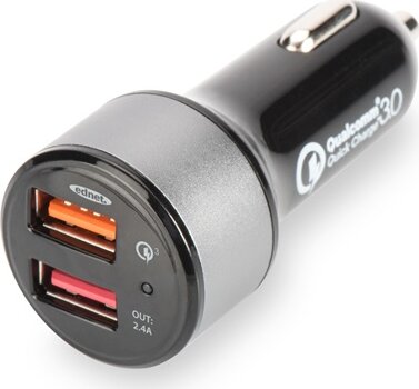 Ednet 84103 USB Autós Gyorstöltő (2 port)