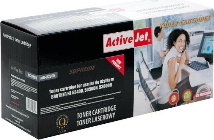 ActiveJet (Brother TN-3280) Toner Fekete ActiveJet (Brother TN-3280) Toner Fekete