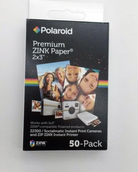 Polaroid Prémium 2" x 3" Zink Zero-Ink fotópapír (50 db / csomag)