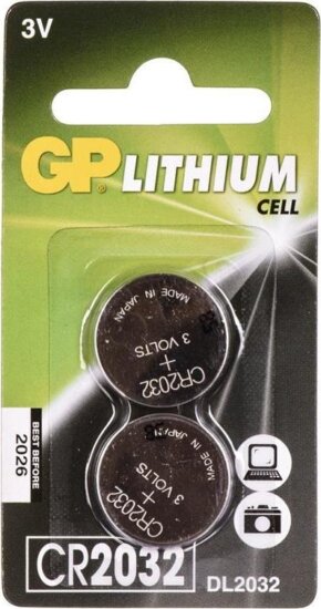 GP CR2032 Lítium Gombelem (2 db / blister)