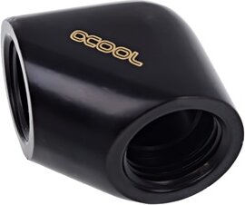 Alphacool Eiszapfen 90° L-csatlakozó G1/4 - Fekete Alphacool Eiszapfen 90° L-csatlakozó G1/4 - Fekete