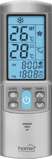 Home URC 2000AC/SL Univerzális távirányító légkondicionálókhoz Home URC 2000AC/SL Univerzális távirányító légkondicionálókhoz