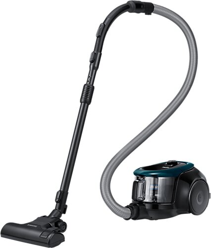 Samsung VC2100M Gabalyodásmentes technológiás porzsák nélküli porszívó - Fekete/Türkiz