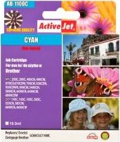 ActiveJet (Brother LC1100C,LC980C) Tintapatron Ciánkék