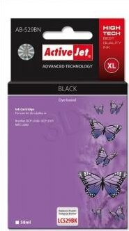 ActiveJet (Brother LC529BK) Tintakazetta Fekete