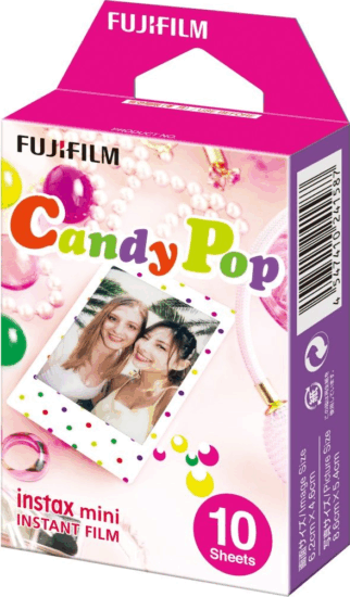 Fujifilm Instax Mini Film Glossy Candy Pop instant fotópapír (10 db / csomag)