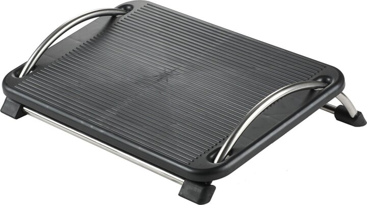 Techly ergonomikus lábtámasz állítható dőlésszöggel - Fekete