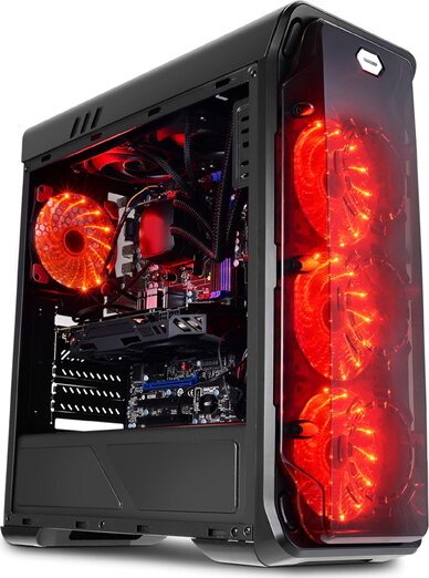 LC-Power Gaming 988B Red Typhoon Window Számítógépház - Fekete LC-Power Gaming 988B Red Typhoon Window Számítógépház - Fekete