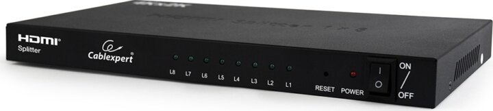 Gembird DSP-8PH4-03 HDMI 8-port Splitter