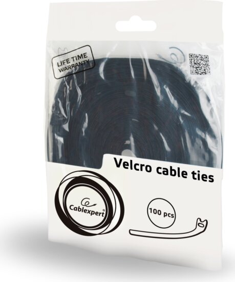 Gembird Velcro VT-210X12 Tépőzáras kábelkötegelő 210MM - Fekete