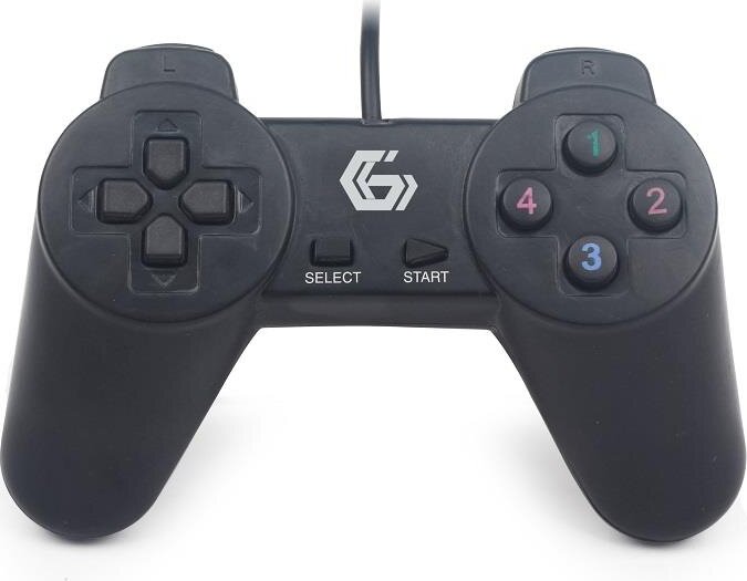 Gembird JPD-UB-01PC Gamepad - Fekete
