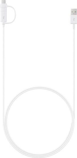Samsung EP-DG930DWE USB-A apa - USB-C apa + microUSB apa Kombinált adatkábel 1m - Fehér (gyári) Samsung EP-DG930DWE USB-A apa - USB-C apa + microUSB apa Kombinált adatkábel 1m - Fehér (gyári)