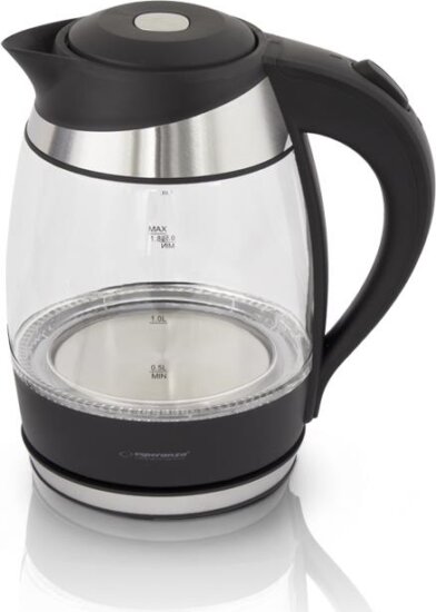 Esperanza EKK009 1,8L Vízforraló Átlátszó-Fekete