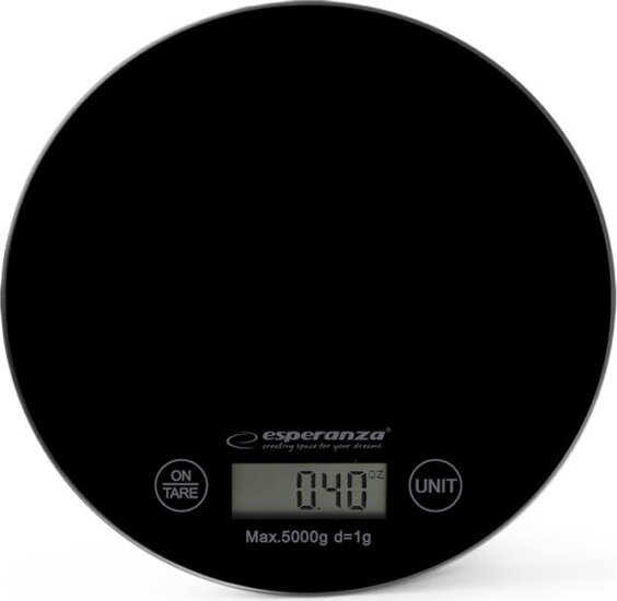 Esperanza Mango Elektronikus konyhai mérleg - Fekete Esperanza Mango Elektronikus konyhai mérleg - Fekete