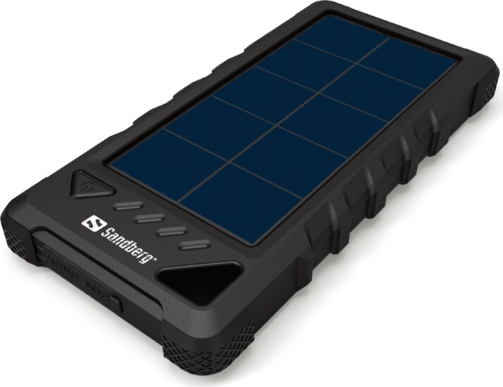 Sandberg 420-35 Outdoor Solar Powerbank 16000mAh 17W (1-2.4A / 5V) - Fekete