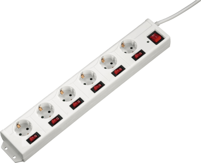 Hama 137239 Hálózati elosztó 6 aljzat 1,4m Hama 137239 Hálózati elosztó 6 aljzat 1,4m