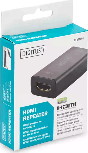 Digitus DS-55900-1 HDMI Jelerősítő (30 m) - Fekete