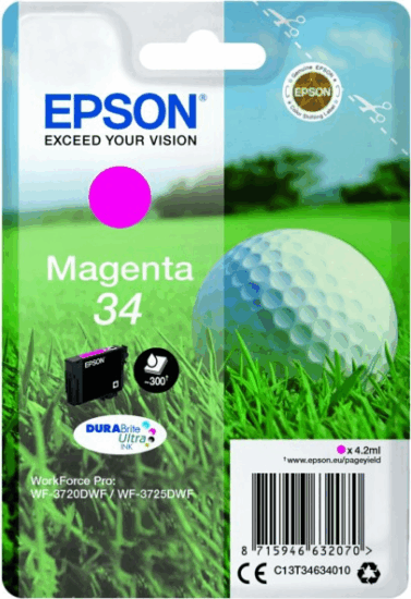 Epson C13T34634010 34 Eredeti Tintapatron Magenta