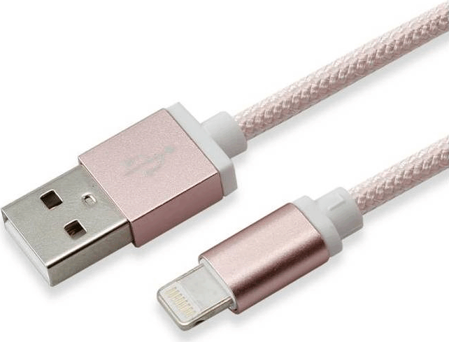 Sbox USB-iPhone 7 Lightning iPhone töltőkábel 1.5m - Rozé-arany