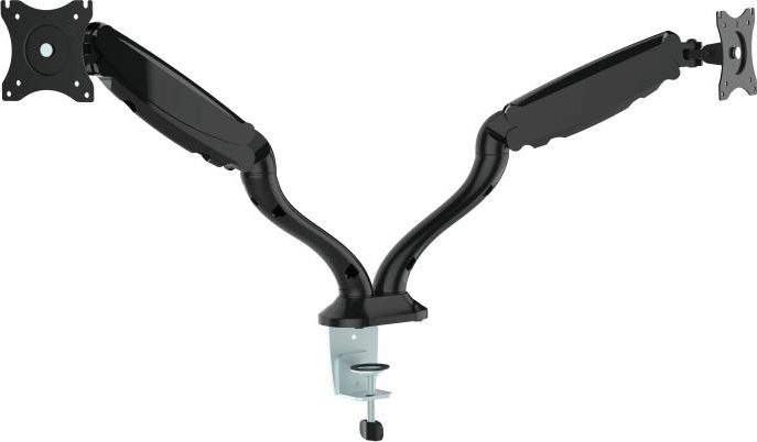 Sbox LCD-S024 13"-27" Duplakaros Asztali Monitor tartó Fekete Sbox LCD-S024 13"-27" Duplakaros Asztali Monitor tartó Fekete