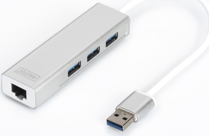 Digitus DA-70250-1 USB 3.0 HUB (3port) Fehér