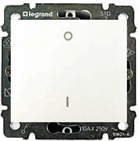 Legrand Valena Kétpólusú kapcsoló Fehér