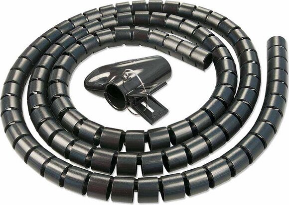 Lindy 40581 Kábelrendező spirál 5m - Fekete Lindy 40581 Kábelrendező spirál 5m - Fekete