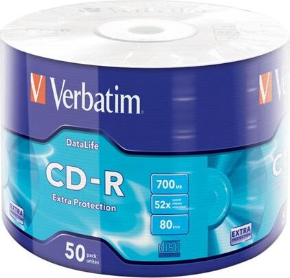 Verbatim 43787 CD-R lemez - Fólia 50 db