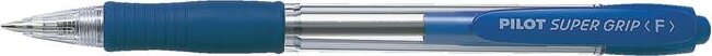 Pilot Super Grip nyomógombos golyóstoll - 0.27mm / Kék Pilot Super Grip nyomógombos golyóstoll - 0.27mm / Kék