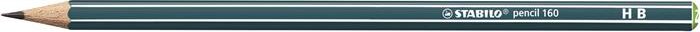 Stabilo Pencil 160 Olajzöld hatszögletű "HB" Grafitceruza
