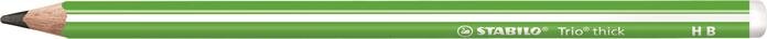 Stabilo Trio Thick Zöld háromszögletű vastag "HB" Grafitceruza