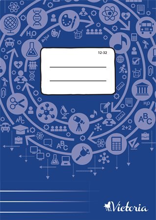 Victoria "Circle 12-32" 32 lapos A5 vonalas füzet 3. osztályosoknak