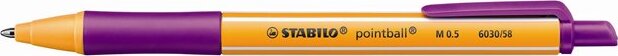 Stabilo Pointball nyomógombos golyóstoll - 0.5mm / lila Stabilo Pointball nyomógombos golyóstoll - 0.5mm / lila