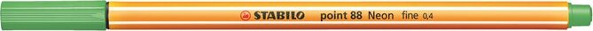 Stabilo Point 88 0.4mm Tűfilc Neon zöld