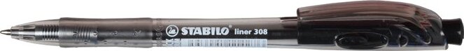 Stabilo Liner 308 nyomógombos golyóstoll 0.38mm / fekete Stabilo Liner 308 nyomógombos golyóstoll 0.38mm / fekete