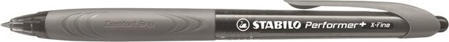 Stabilo Performer+ nyomógombos golyóstoll 0.38mm / fekete Stabilo Performer+ nyomógombos golyóstoll 0.38mm / fekete