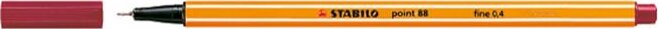 Stabilo Point 88 0.4mm Tűfilc Karmazsin bordó
