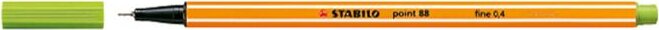 Stabilo Point 88 0.4mm Tűfilc Almazöld