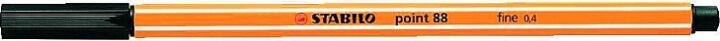 Stabilo Point 88 0.4mm Tűfilc Fekete