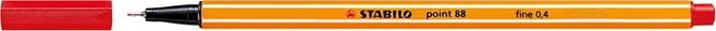 Stabilo Point 88 0.4mm Tűfilc Piros