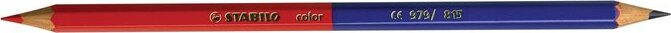 Stabilo 979/815 Hatszögletű Pastairón piros-kék
