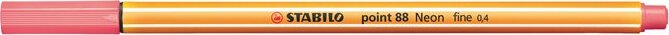 Stabilo Point 88 0.4mm Tűfilc Neon piros