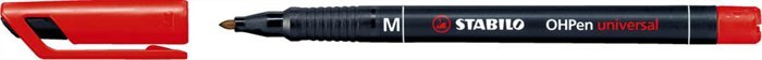 Stabilo OHPen M 1mm Alkoholos marker - Piros Stabilo OHPen M 1mm Alkoholos marker - Piros
