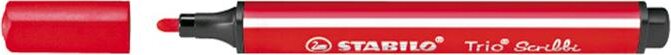 Stabilo Trio Scribbi 1.5 -2 mm Filctoll Piros