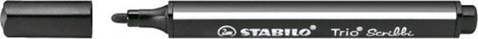 Stabilo Trio Scribbi 1.5 -2 mm Filctoll Fekete