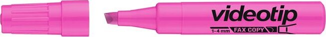 ICO Videotip 1-4mm Szövegkiemelő - Rózsaszín