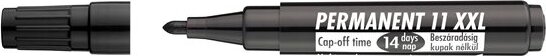 ICO Permanent 11 XXL 1-3mm Alkoholos marker - Fekete